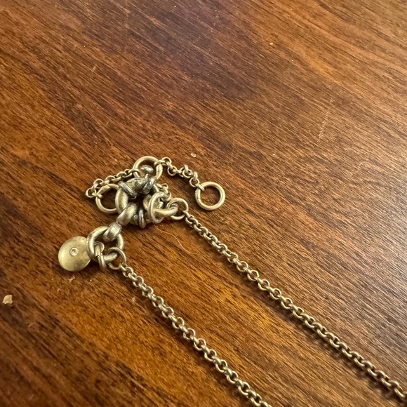 J. Crew Floral Chandelier Brass Necklace - Picture 4 of 7